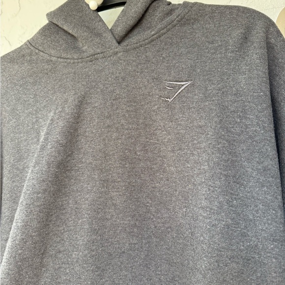 Gymshark Dark Gray Hoodie for Women oversized relax look - Picture 12 of 13